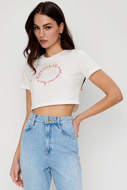 T SHIRT HEART LOVE PAETE OFF WHITE