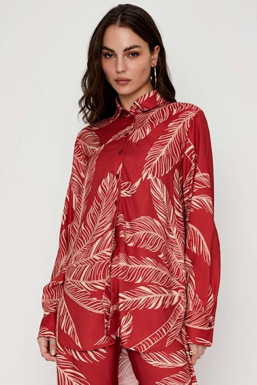 CAMISA EXUBE SUMMER DIGITAL PAPRICA