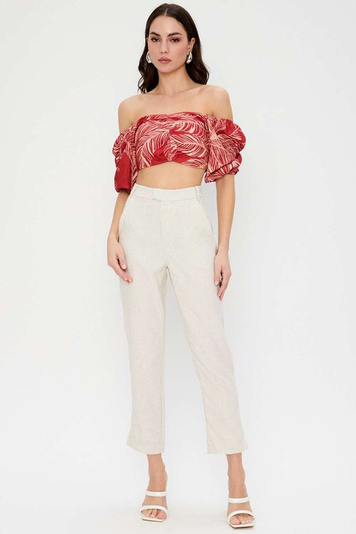 CALCA RETA PETRA ECRU